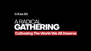 A Radical Gathering event banner, June 24-26, 2022.