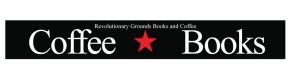 Revolutionary Grounds Books and Coffee logo with a red star between "Coffee" and "Books